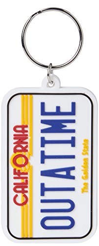 Key chain Back To The Future - Llavero de Goma License Plate