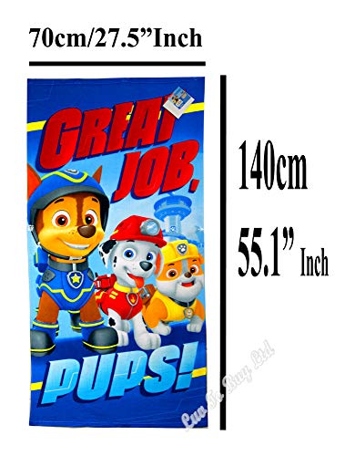 Kid Licensing Toalla de Playa Polyester 140X70 Cm Paw Patrol - Toallas