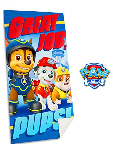 Kid Licensing Toalla de Playa Polyester 140X70 Cm Paw Patrol - Toallas