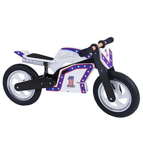 Kiddimoto - Evel Knievel Superbike Hero 2019 Impulsor / bicis sin pedales / bici sin pedales niño 2 años