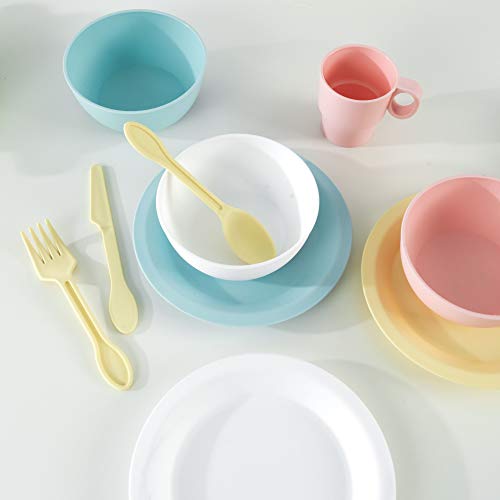 KidKraft - Set de 27 utensilios de cocina de juguete, Multicolore (Pastel) (63027) , color/modelo surtido