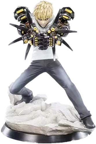 KIJIGHG Figuras de acción One Punch-Man Genos Personajes Animados discípulos de Saitama Genos Figura de Anime Figura de acción Modelo de Personaje 15cm