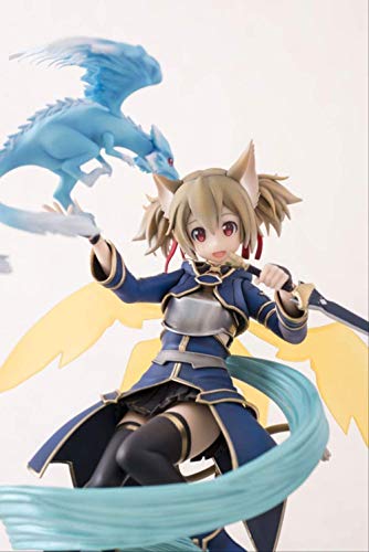 KIJIGHG Sword Art Online II Figuras de acción PVC Brinquedos Colección Figuras Juguetes Figura de Anime Figuras de acción Modelo de Personaje de Anime 18Cm