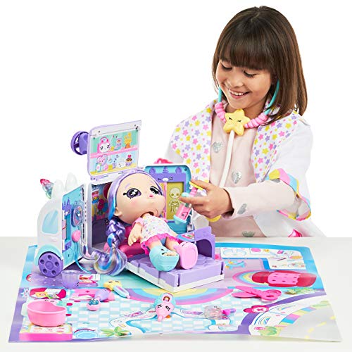 Kindi Kids Juego de Ambulancia de Unicornio de Esquina hospitalaria, Incluye Accesorios Shopkins