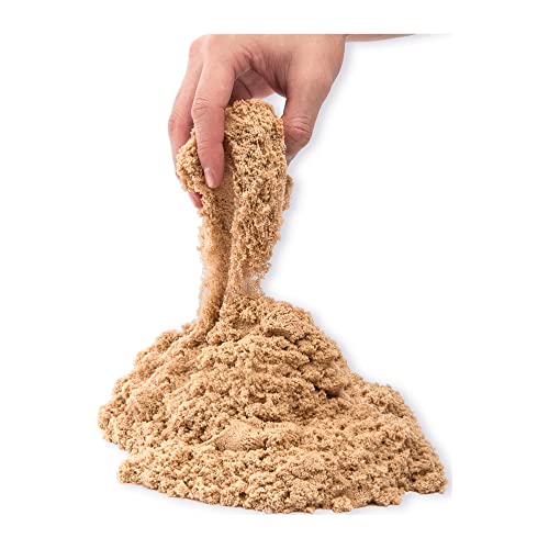 Kinetic Sand Kingdom Playset with 3lbs of Beach Sand, for Ages 3 and Up Mega Castle Set, Multicolor (Spin Master 6044143)