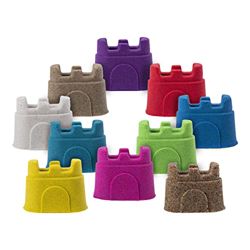 Kinetic Sand KNS RFL SglCntnr 10PK CB ECMX GML, 6052995, multicolor , color/modelo surtido