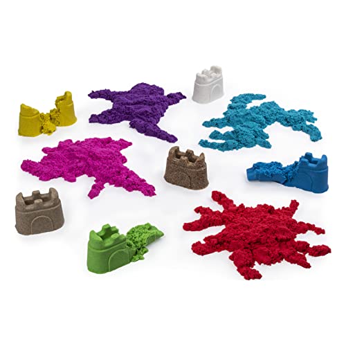 Kinetic Sand KNS RFL SglCntnr 10PK CB ECMX GML, 6052995, multicolor , color/modelo surtido