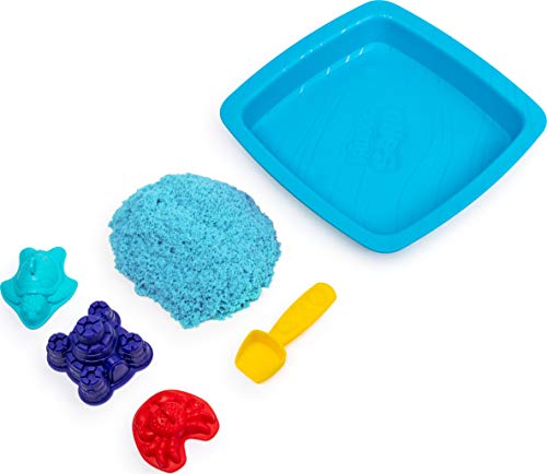 Kinetic Sand-Sandbox & Molds Purple Sandbox Set, (Spin Master 20106638)