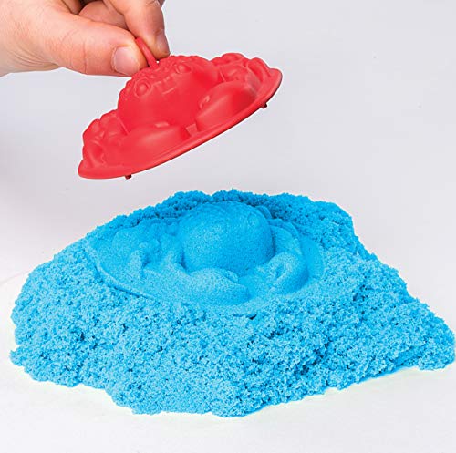 Kinetic Sand-Sandbox & Molds Purple Sandbox Set, (Spin Master 20106638)