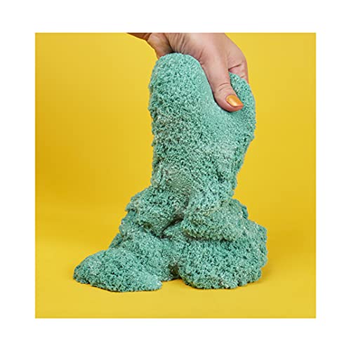 Kinetic Sand, Twinkly Teal 907g Bag of All-Natural Shimmering Sand for Squishing, Mixing and Moulding Bolsa de Arena Brillante Aplastar, Mezclar y moldear (Spin Master 6060801)