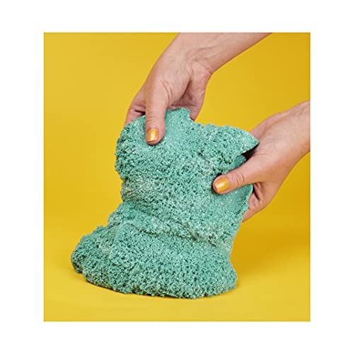 Kinetic Sand, Twinkly Teal 907g Bag of All-Natural Shimmering Sand for Squishing, Mixing and Moulding Bolsa de Arena Brillante Aplastar, Mezclar y moldear (Spin Master 6060801)