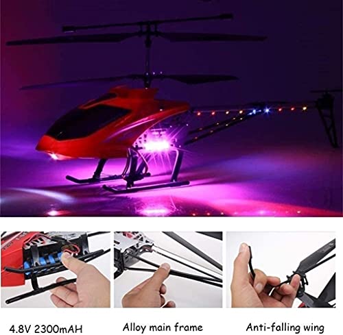 Kioiien Juguete para niños 2.4 GHz Gyro RC Helicóptero Juguete Super Grande Radio RC 3.5 Canal DIRIGIÓ Indoor Helicóptero al Aire Libre Estable fácil de Aprender Good Operation Boys Regalos