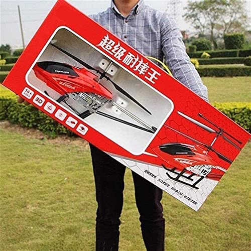 Kioiien Juguete para niños Helicóptero de 3. 5 Canales al Aire Libre. RC 5 Grandes 5CM RC Helicóptero Gigante con gyro DIRIGIÓ Radio Ligero Control Remoto Carga de Aviones eléctricos Drone Principian