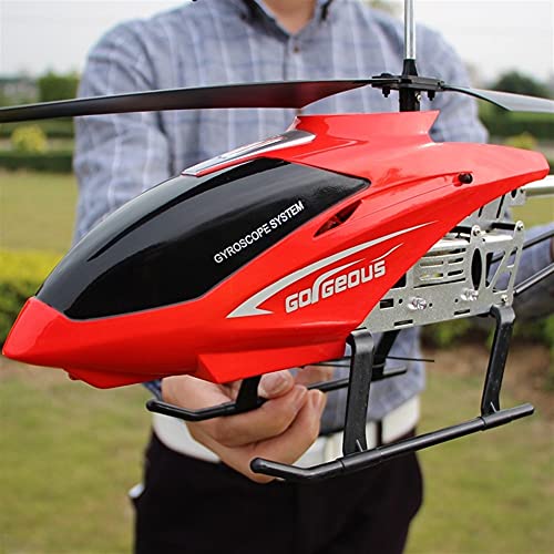 Kioiien Juguete para niños Helicóptero de 3. 5 Canales al Aire Libre. RC 5 Grandes 5CM RC Helicóptero Gigante con gyro DIRIGIÓ Radio Ligero Control Remoto Carga de Aviones eléctricos Drone Principian