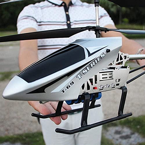 Kioiien Juguete para niños Juguete Super Grande Control Remoto Helicóptero 2. 4 GHz Radio RC Helicóptero con DIRIGIÓ Ligero gyro helicóptero una Llave quitarse/aterrizar Estable fác