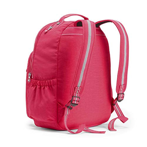 Kipling SEOUL GO Mochila escolar, 44 cm, 27 litros, Rosa (True Pink)