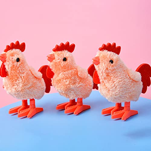 Kisangel 6 Uds. Juguetes de Pollo Saltarín Juguete de Peluche de Gallo para Niños Pequeños Juguetes de Pollo para Fiestas de Pascua