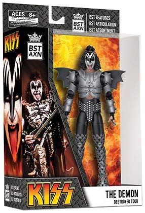 KISS BST AXN - The Demon (Gene Simmons) Unisex Figura Acción Standard, PVC,