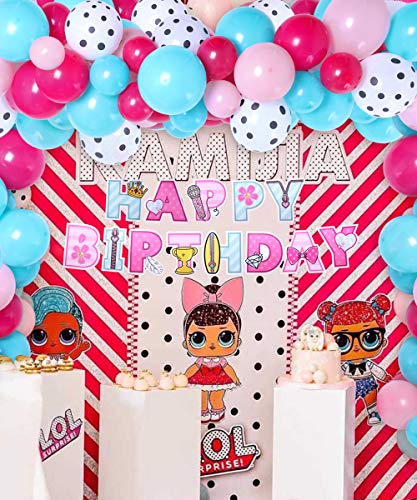 Kit de arco de guirnalda de globos de fiesta sorpresa Decoraciones para fiesta de cumpleaños Baby Shower 94Pack Surprise Doll Theme Birthday Party Supplies