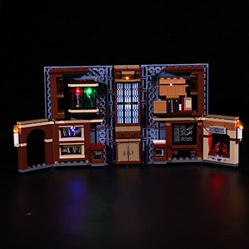 Kit de iluminación LED, compatible con Lego Harry Potter Hogwarts Moment: Charms Class 76385 (LED incluido solamente, kit de modelo)