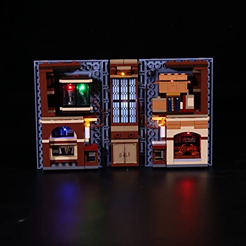 Kit de iluminación LED, compatible con Lego Harry Potter Hogwarts Moment: Charms Class 76385 (LED incluido solamente, kit de modelo)