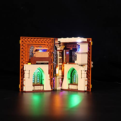 Kit de iluminación LED, compatible con Lego Harry Potter Hogwarts Moment: Clase de Transfiguración 76382 (LED incluido, sin kit de modelo)