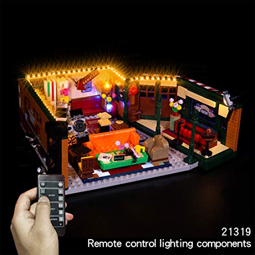 Kit de iluminación LED HYZM para Lego Ideas Central Perk Friends – Kit de luces LED para Lego 21319 (sólo juego de luces LED, no Lego Kit)