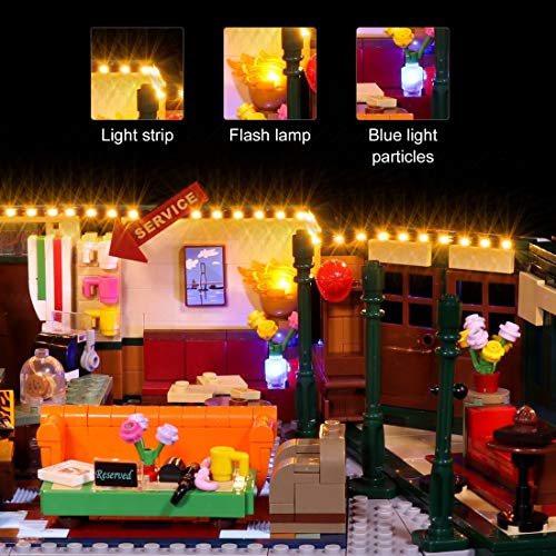 Kit de iluminación LED HYZM para Lego Ideas Central Perk Friends – Kit de luces LED para Lego 21319 (sólo juego de luces LED, no Lego Kit)