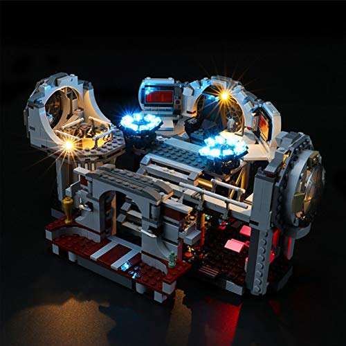 Kit de Iluminación LED para Lego 75291, Kit de Luces Compatible con Lego 75291 Star Wars Duelo Final Estrella de la Muerte (No Incluye Modelo Lego)