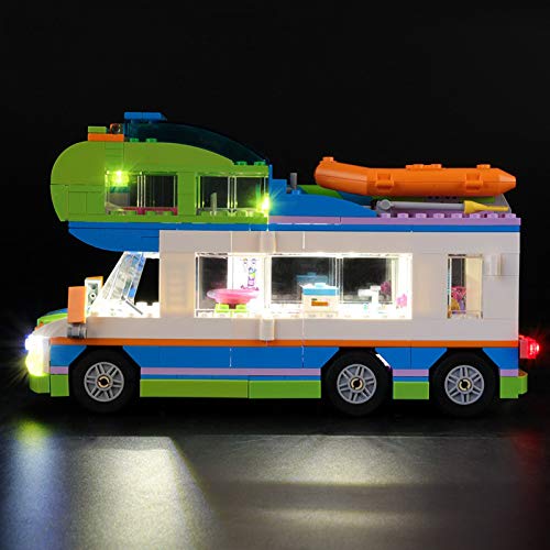 Kit De Iluminación Led para Lego Friends Autocaravana De MIA, Compatible con Ladrillos De Construcción Lego Modelo 41339(Juego De Legos No Incluido)