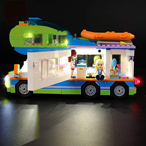 Kit De Iluminación Led para Lego Friends Autocaravana De MIA, Compatible con Ladrillos De Construcción Lego Modelo 41339(Juego De Legos No Incluido)