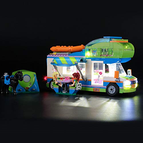 Kit De Iluminación Led para Lego Friends Autocaravana De MIA, Compatible con Ladrillos De Construcción Lego Modelo 41339(Juego De Legos No Incluido)