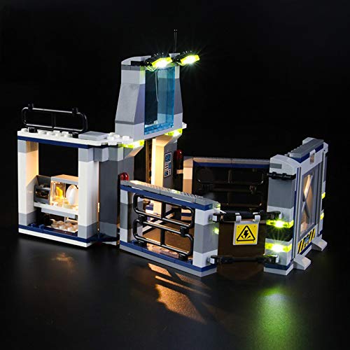 Kit De Iluminación Led para Lego Jurassic World Fuga del Stygimoloch - Compatible con Ladrillos De Construcción Lego Modelo 75927(Juego De para Legos No Incluido)