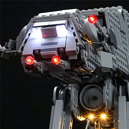 Kit de iluminación LED para Star Wars AT-AT Walker Juego de iluminación Compatible con Lego 75288 (Solo Juego de Luces)