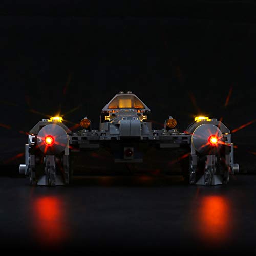 Kit de iluminación LED USB Compatible con Lego 75286, Juego de Luces para Star War General Grievous's Star Fighter Bloques de construcción Accesorios de ensamblaje (no Incluido el Modelo)