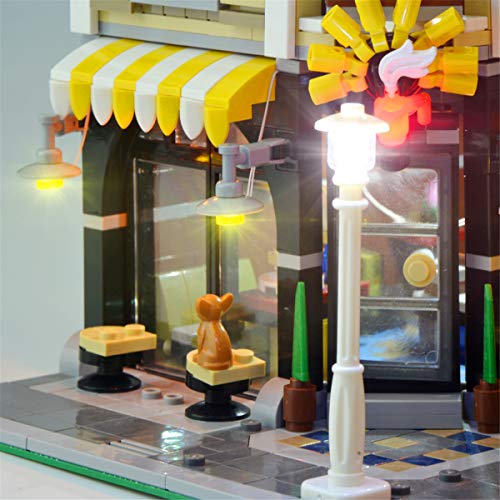 Kit De Luces Led Para Creator Gran Plaza, Compatible Con El Modelo De Bloques De ConstruccióN De Juguetes Lego 10255 (No Incluido El Modelo)