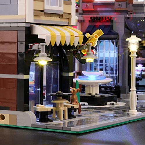 Kit De Luces Led Para Creator Gran Plaza, Compatible Con El Modelo De Bloques De ConstruccióN De Juguetes Lego 10255 (No Incluido El Modelo)