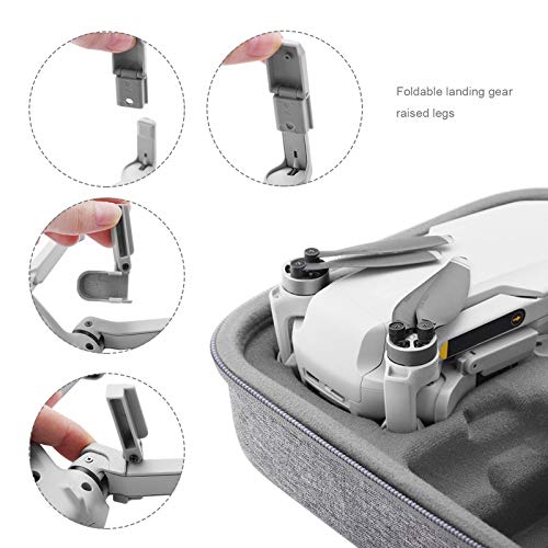 Kit de tren de aterrizaje antideslizante pies soporte extensiones de altura cubierta protectora de pierna compatible con DJI MAVIC MINI 2