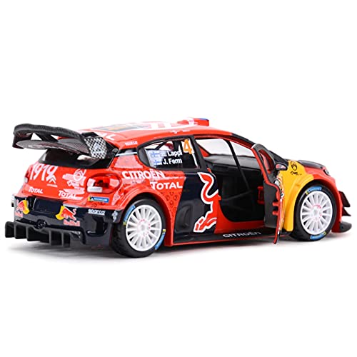 Kit Juguetes Coches Metal Resistente para Citroen C3 WRC 2019 1:32 Monte Carlo Colección De Fundición A Presión Estática Modelo De Coche De Juguete Maravilloso Regalo (Color : B)