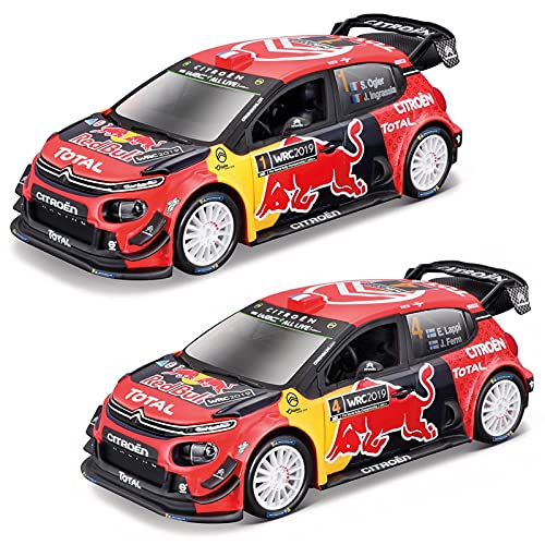 Kit Juguetes Coches Metal Resistente para Citroen C3 WRC 2019 1:32 Monte Carlo Colección De Fundición A Presión Estática Modelo De Coche De Juguete Maravilloso Regalo (Color : B)