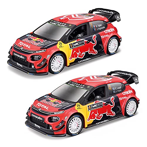 Kit Juguetes Coches Metal Resistente para Citroen C3 WRC 2019 Monte Carlo 1:32 Juguetes para Niños Diecast Alloy Metal Car Model Collection Car Maravilloso Regalo (Color : B)