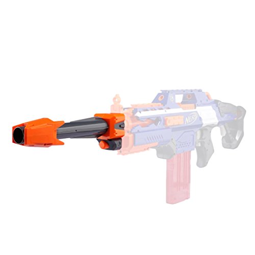 Kits de actualización para Nerf, Accesorios de modificación con Scope + Tubo Frontal + Linterna + Rail Adaptador para Nerf Stryfe/Retaliator/Modulus/Motorized/Regulator