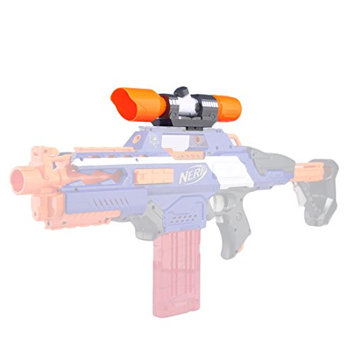 Kits de actualización para Nerf, Accesorios de modificación con Scope + Tubo Frontal + Linterna + Rail Adaptador para Nerf Stryfe/Retaliator/Modulus/Motorized/Regulator