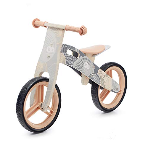 kk Kinderkraft Bicicleta sin Pedales RUNNER, Ligera, Ajustable, 12 Pulgadas, Gris