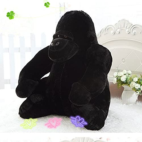 KLLKR Peluche de Felpa Suave Enorme Gorila Animal de Peluche Suave Almohada de Gorila abrazable súper Suave muñeco de Peluche Animal de Juguete para niños y Adultos Cuddlekins