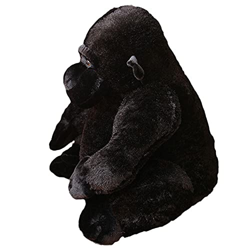 KLLKR Peluche de Felpa Suave Enorme Gorila Animal de Peluche Suave Almohada de Gorila abrazable súper Suave muñeco de Peluche Animal de Juguete para niños y Adultos Cuddlekins