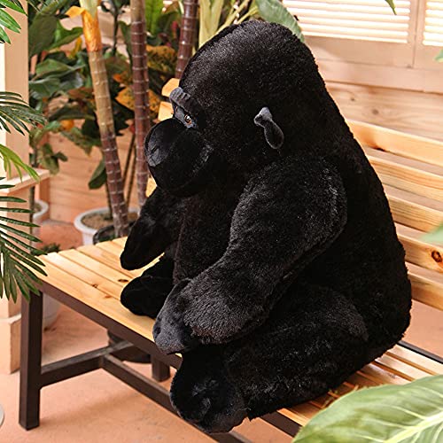 KLLKR Peluche de Felpa Suave Enorme Gorila Animal de Peluche Suave Almohada de Gorila abrazable súper Suave muñeco de Peluche Animal de Juguete para niños y Adultos Cuddlekins