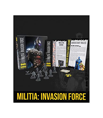 Knight Models Juego de Mesa - Miniaturas Resina DC Comics Superheroe - Batman Bat-Box Militia Invasion Force