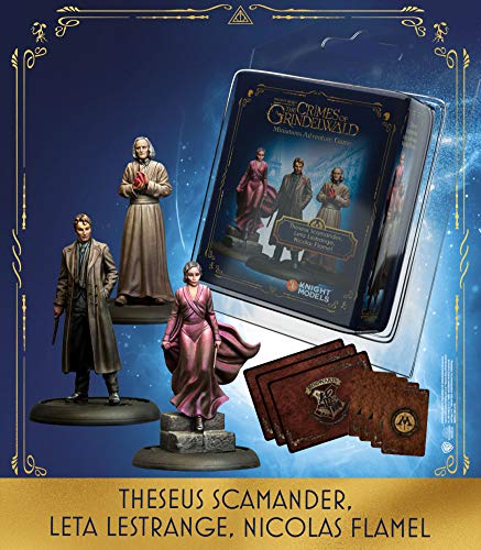 Knight Models Juego de Mesa - Miniaturas Resina Harry Potter Muñecos Theseus Scamander Leta Lestrange Nicolas Flamel Exp Spanish