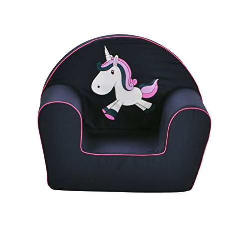 Knorrtoys 68376 68376 UMA - Sillón Infantil, diseño de Unicornio, Color Azul